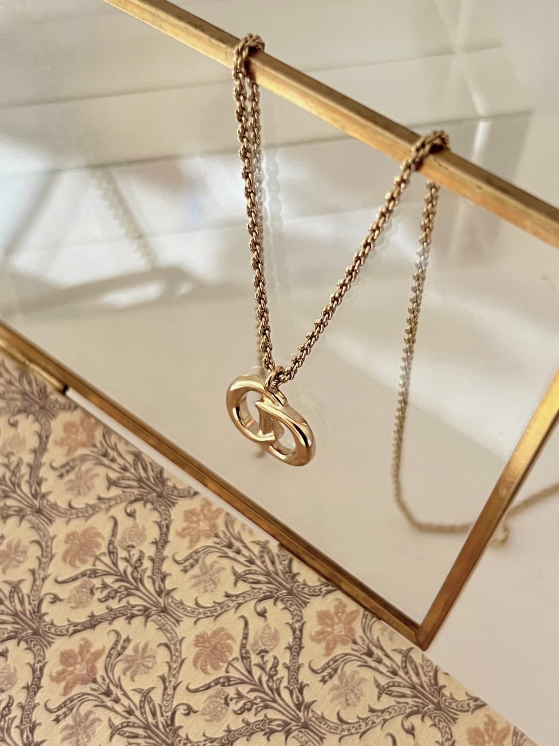 DIOR CD로고 빈티지 디올 목걸이 상품이미지8