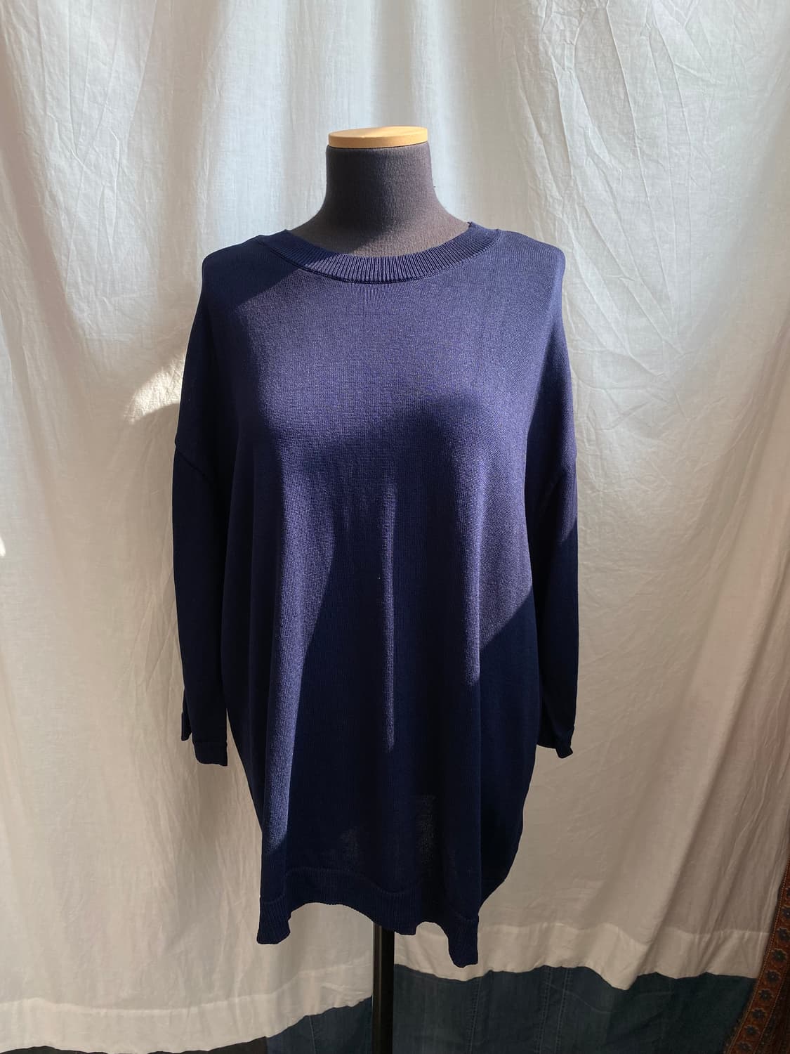 SENSE OF PLACE 네이비 7부 니트(L) 상품이미지1