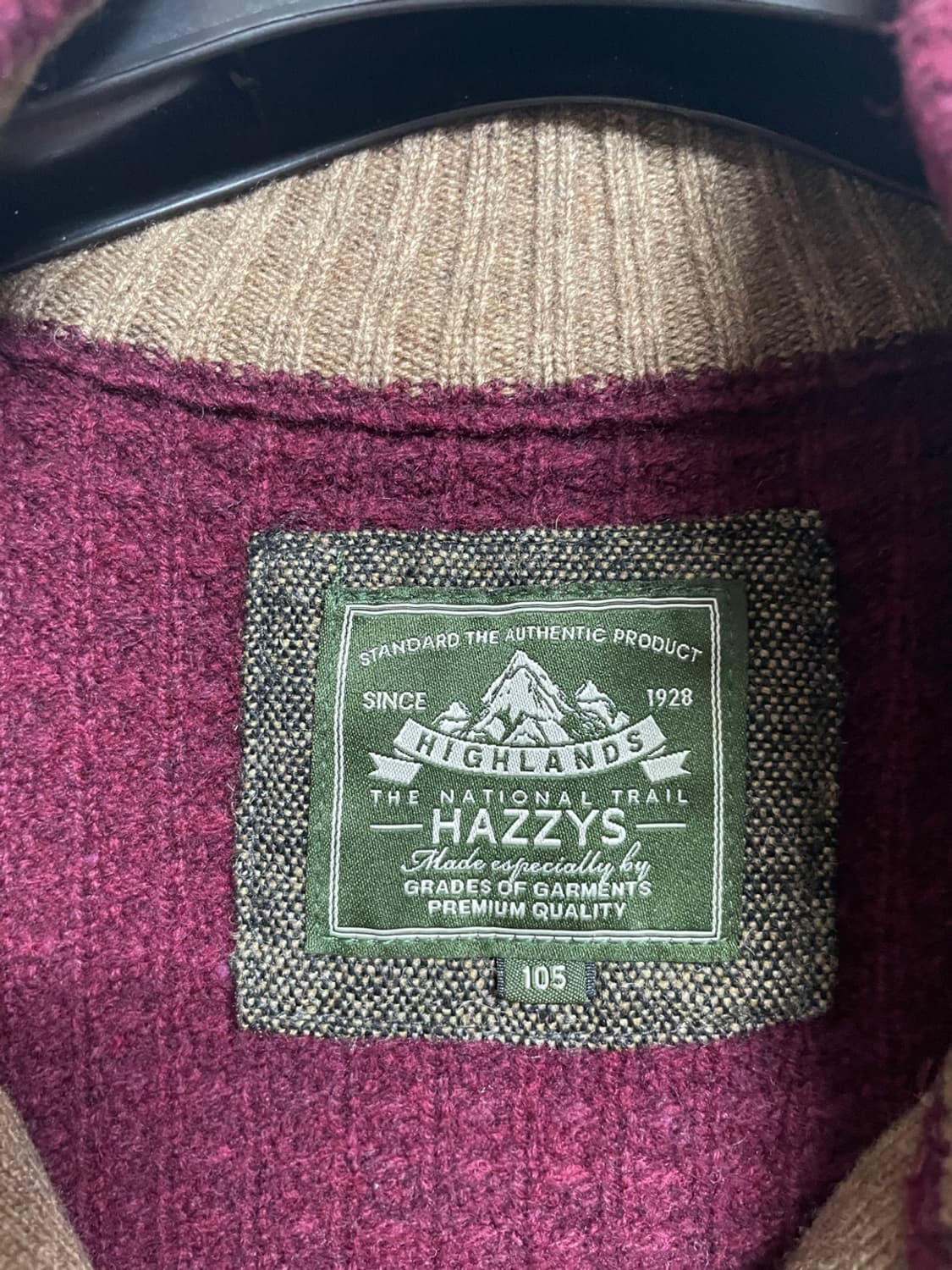 헤지스 집업 니트 상품이미지4