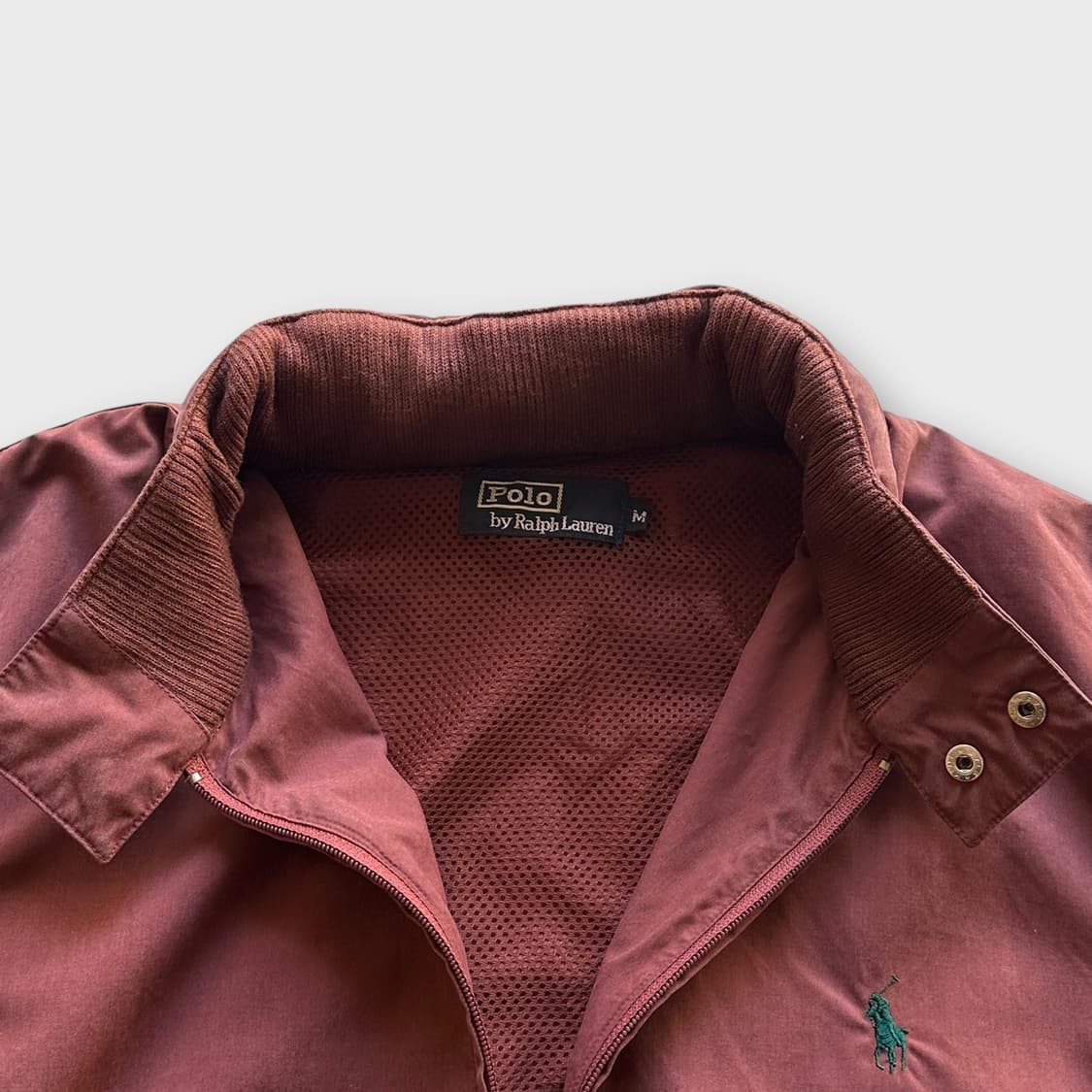 폴로 버건디 스윙톱 블루종 자켓 상품이미지3