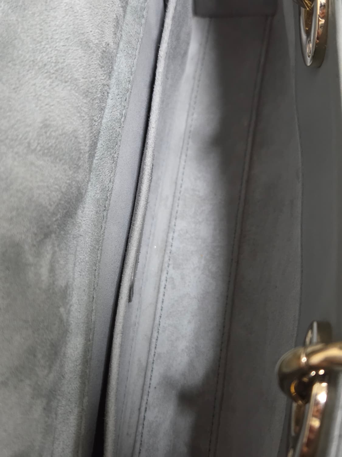 디올 레이디 디조이 백 Medium Size Stone Gray  상품이미지9