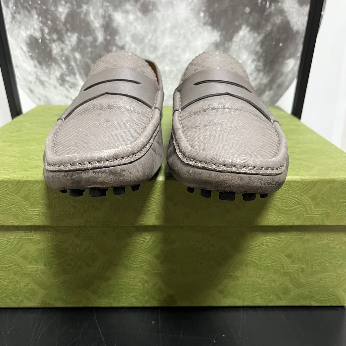 정품 6.5) 구찌 다이아몬드 스티치 드라이빙 슈즈 로퍼 260~265 상품이미지6