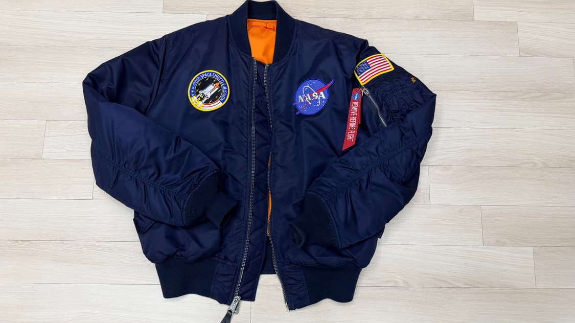 [배송 가능] 알파인더스트리 MA-1 NASA 항공점퍼 상품이미지2