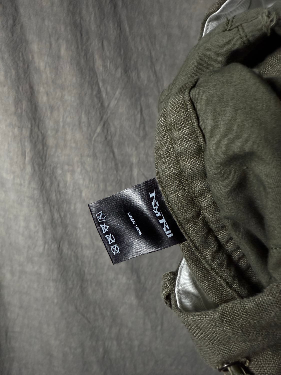 KMRii Linen Braided-String Tapered Pants 상품이미지9