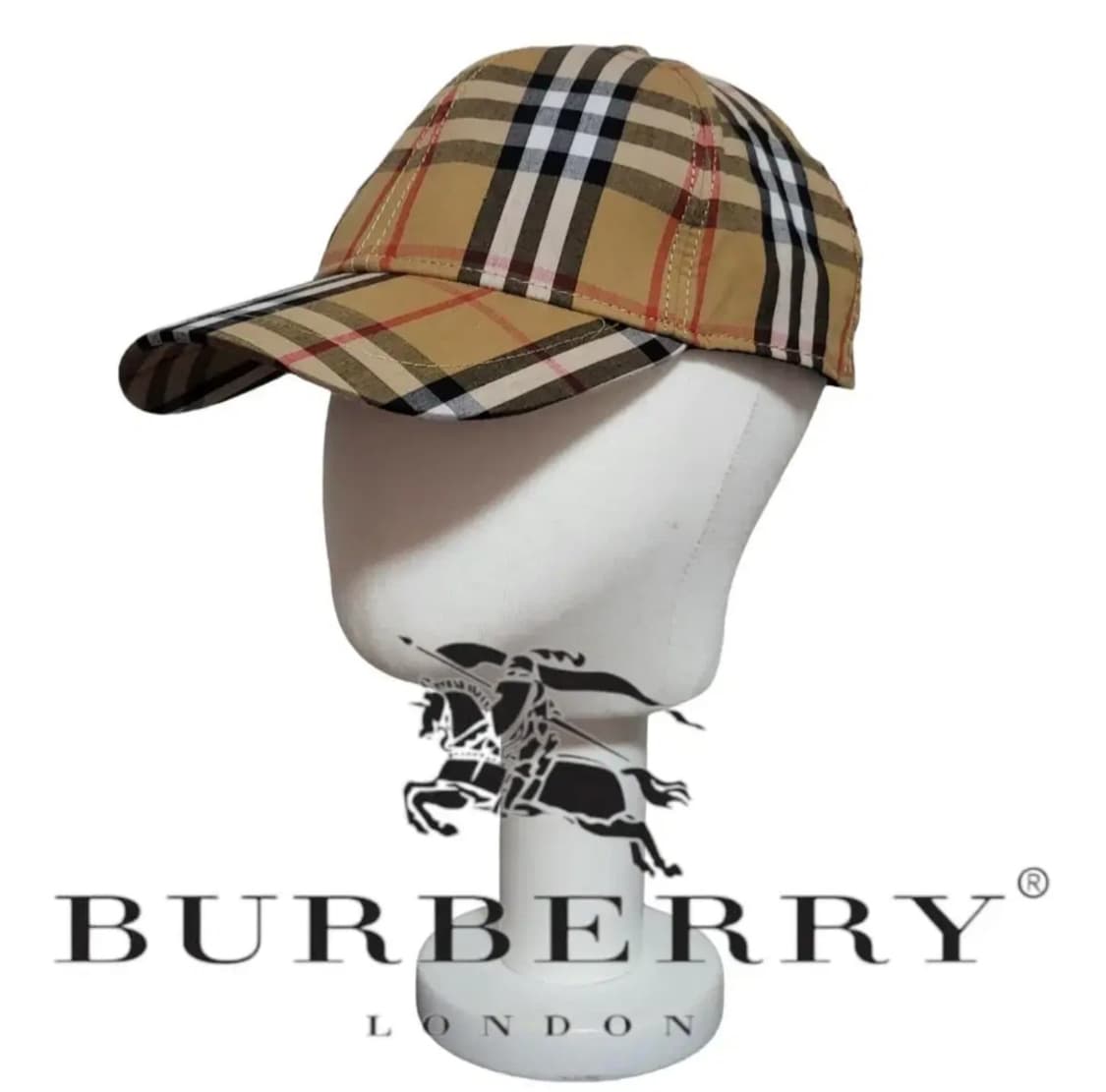 (M/L) 버버리모자 버버리체크모자 버버리볼캡 상품이미지1