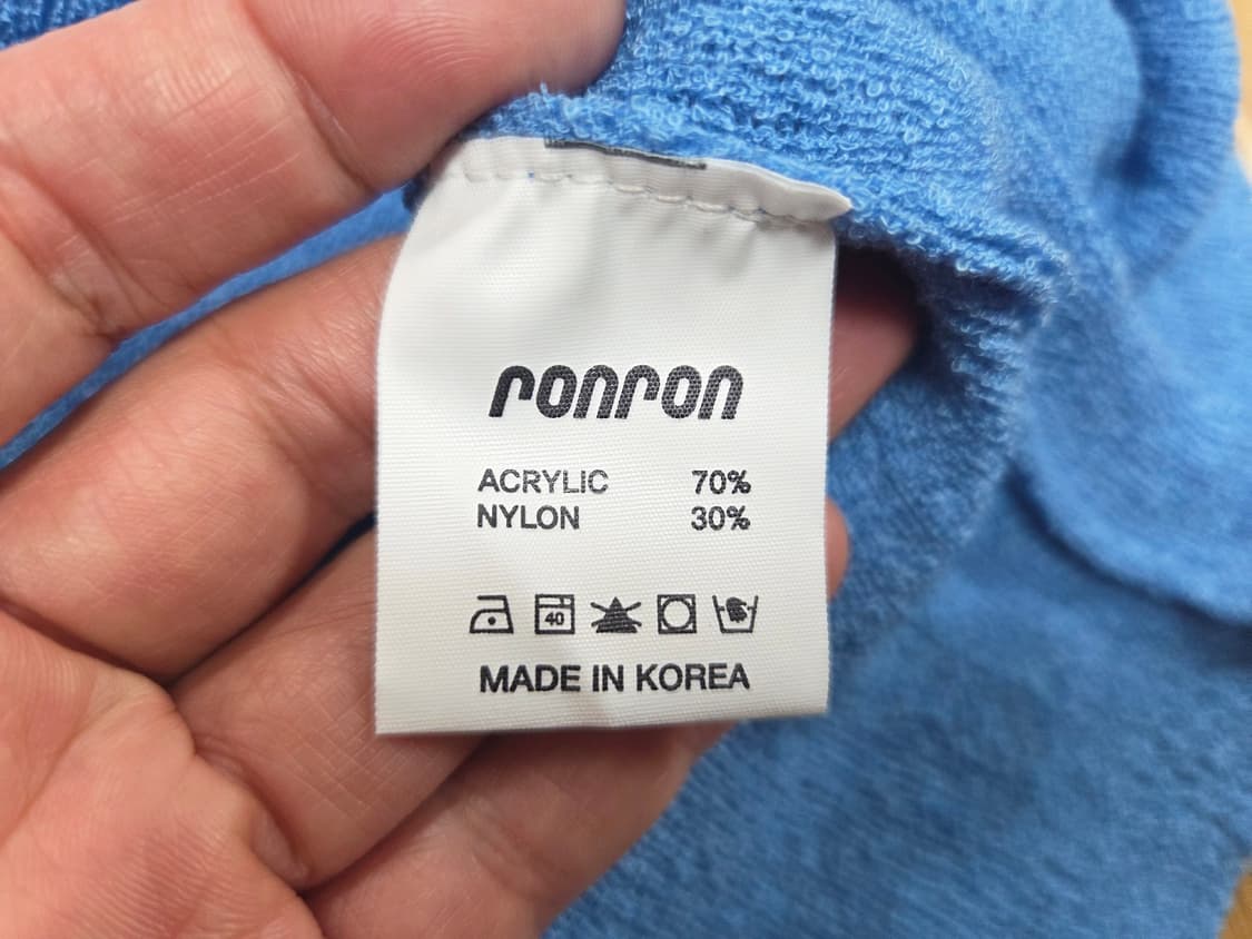 론론(RONRON) 세일러 부클 썸머가디건 55-66 새상품 상품이미지9