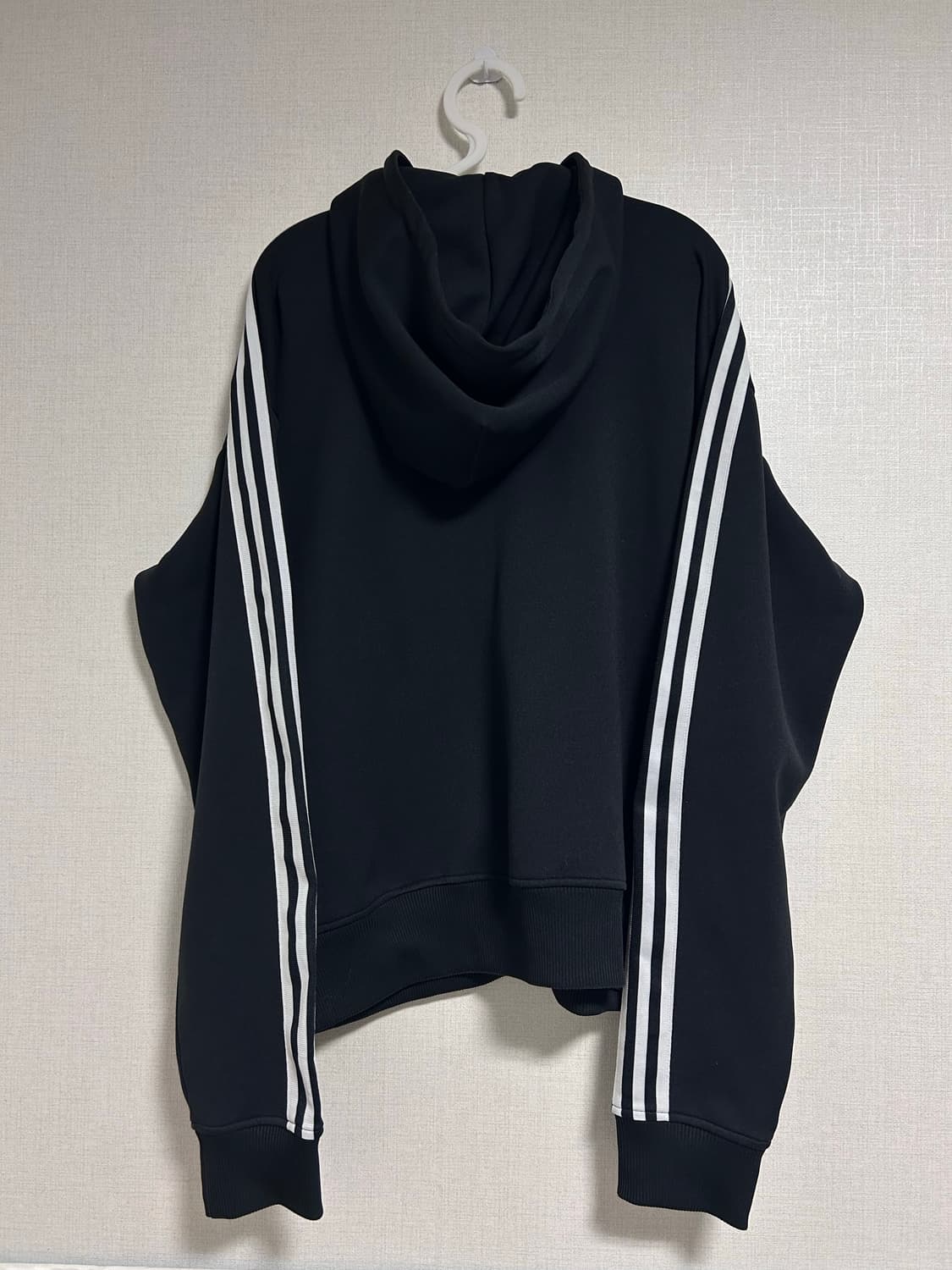 00s 아디다스 플락 후드 집업 져지 블랙 L 100  상품이미지6