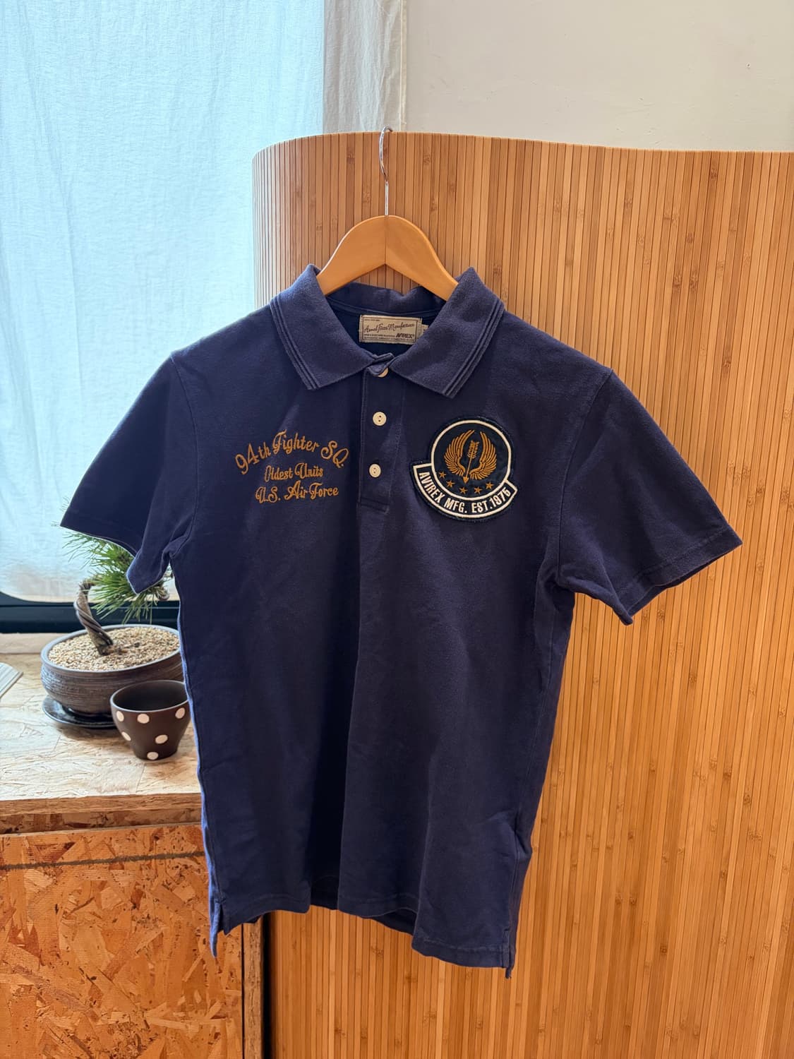 AVIREX Collar T-shirt 상품이미지5