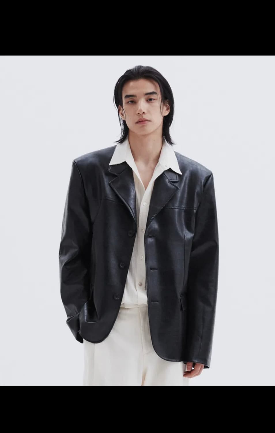 르마드 비건레더 블레이저 상품이미지7