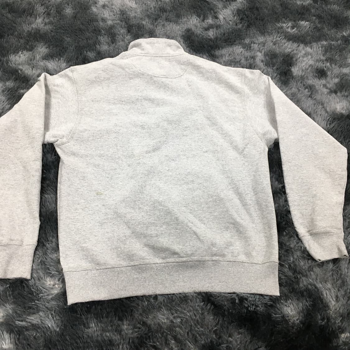 투티/0274 챔피온 authentic 기모 반집업 맨투맨 회색 하프집업 상품이미지4