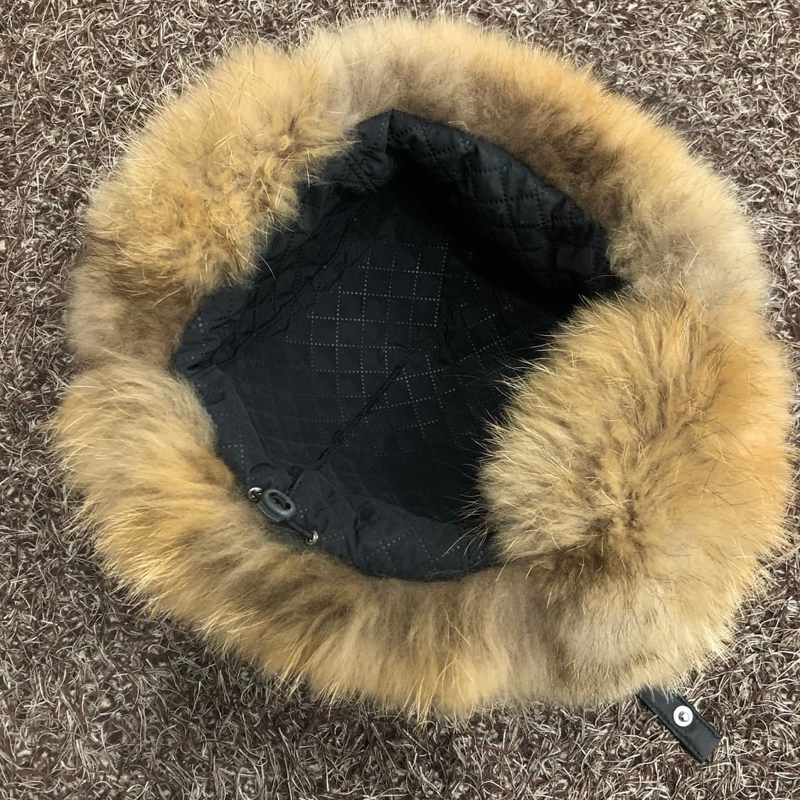 빈티지 레더 퍼 트루퍼햇 상품이미지5