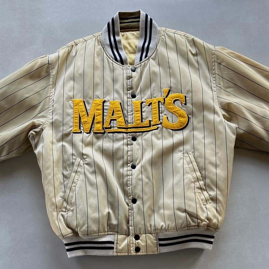 [L]산토리 멜츠 비어 리버시블 베이스볼 자켓 상품이미지3