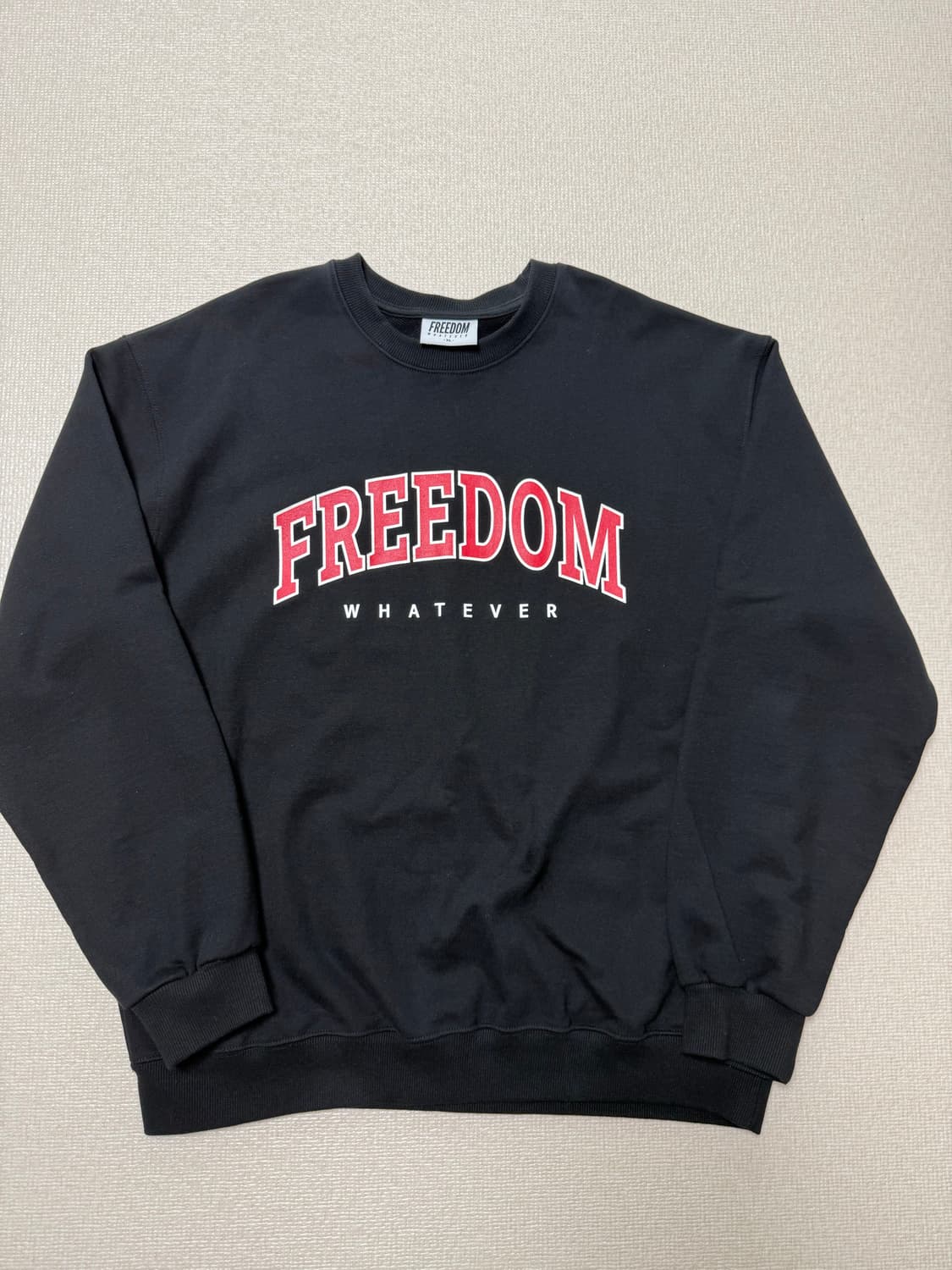 [XL]프리덤 프린팅 맨투맨 스웨스셔츠 상품이미지1