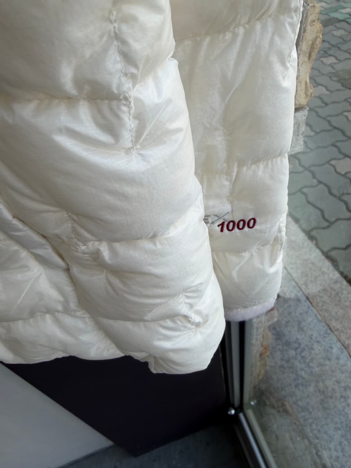 L/ 몽벨 13FW 플라즈마 EX1000 경량 패딩 크림 상품이미지6