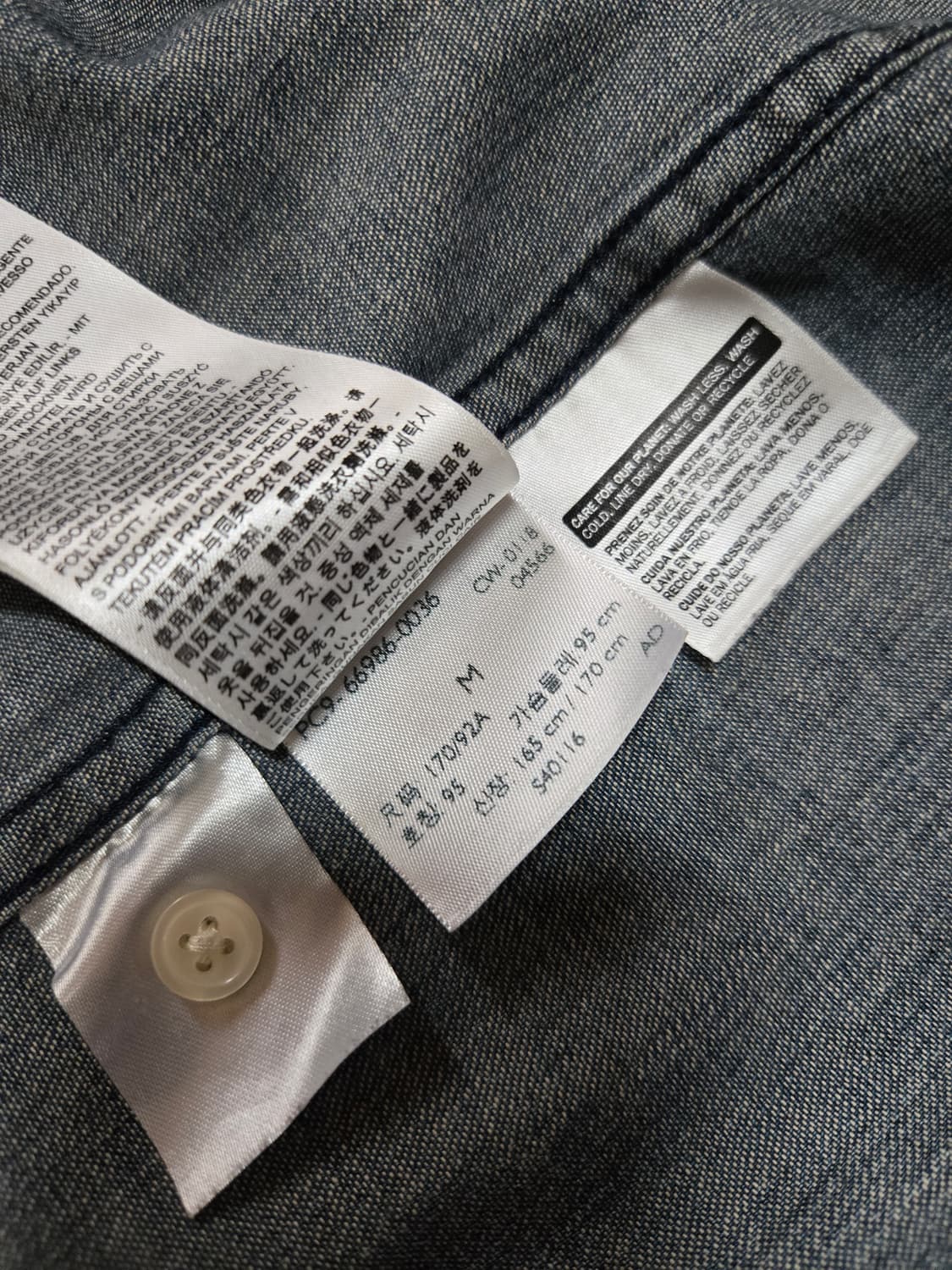 리바이스 웨스턴 중청 데님 셔츠(M사이즈) 상품이미지9