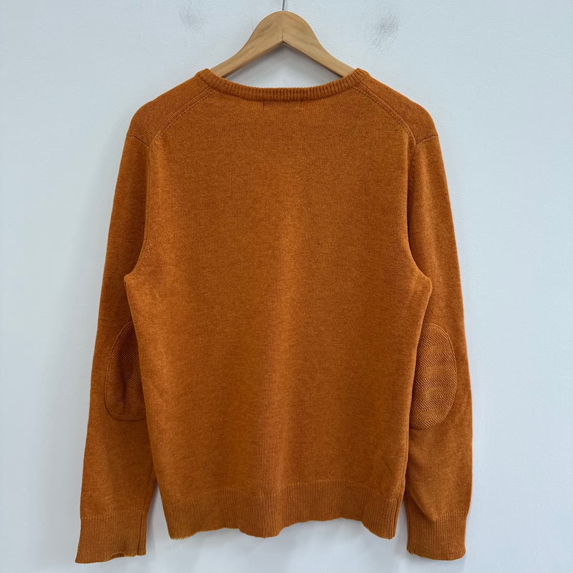 [100] 헤지스 라운드 니트 머스타드색 3731 상품이미지2