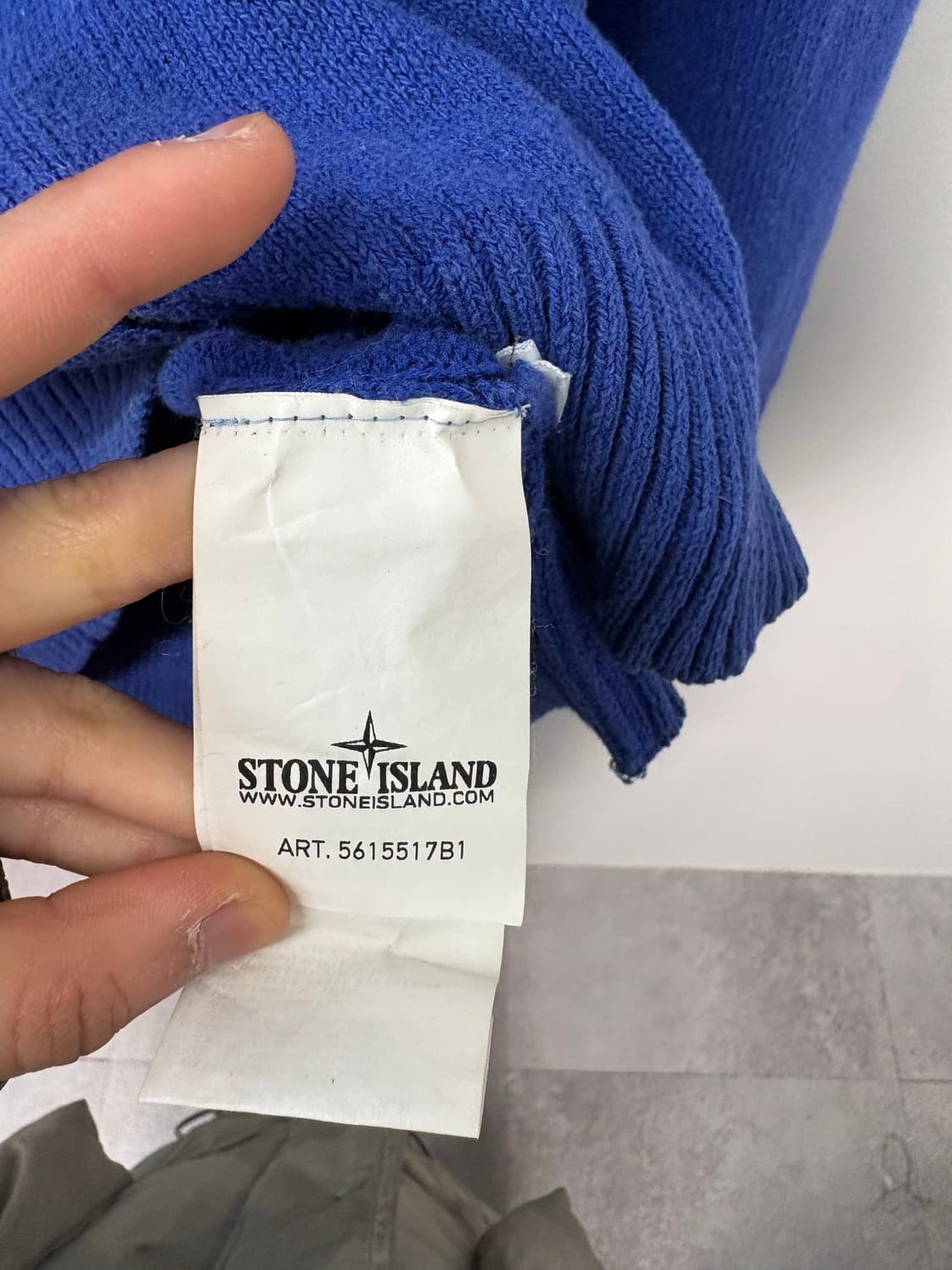 스톤아일랜드 나일론 후드 니트집업 A3376 상품이미지8