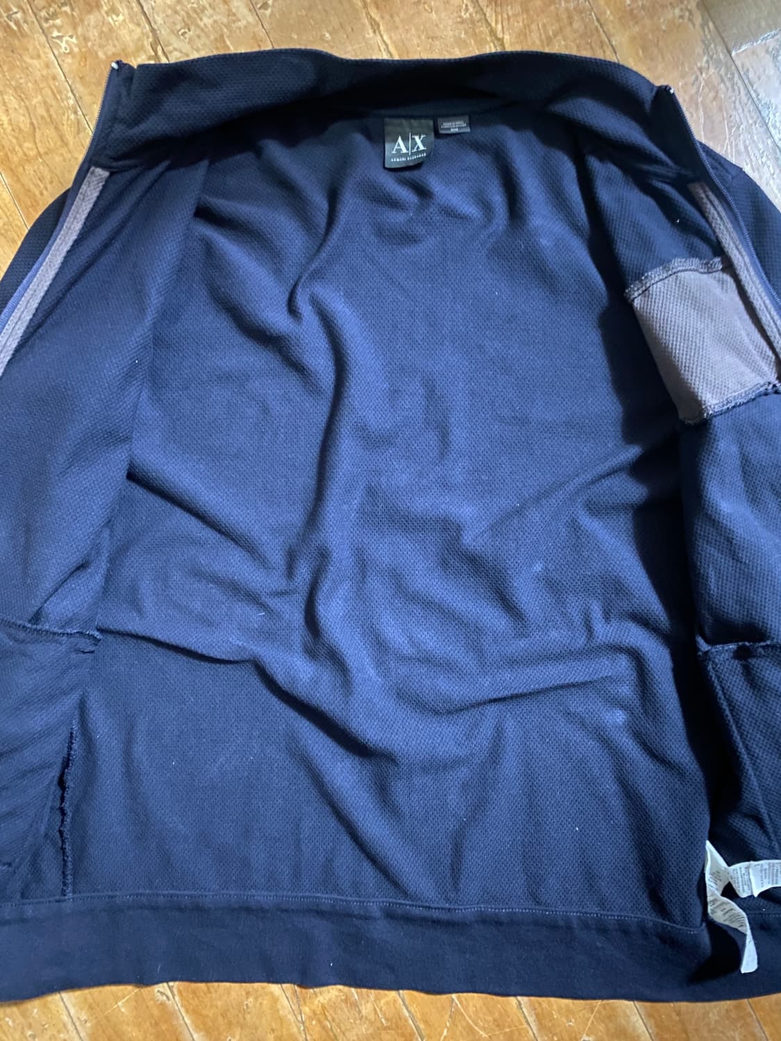 Armani Exchange 남성 네이비 집업 자켓 (국내100) 상품이미지5