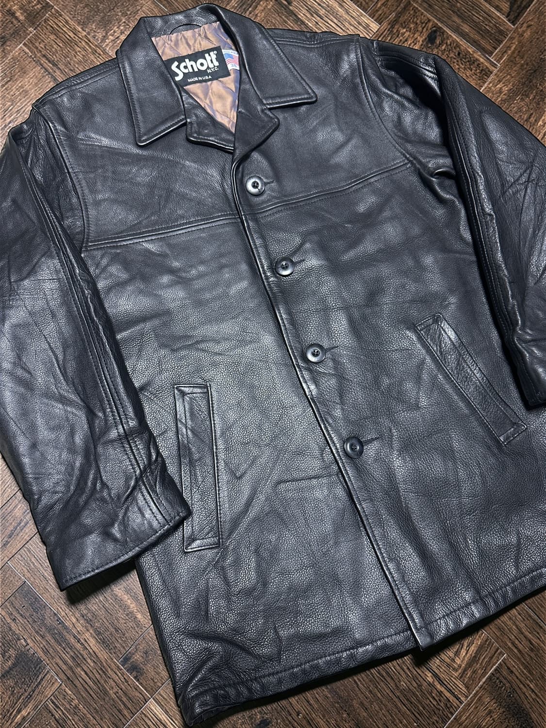 SCHOTT nyc 레더 카코트 자켓 811 상품이미지2