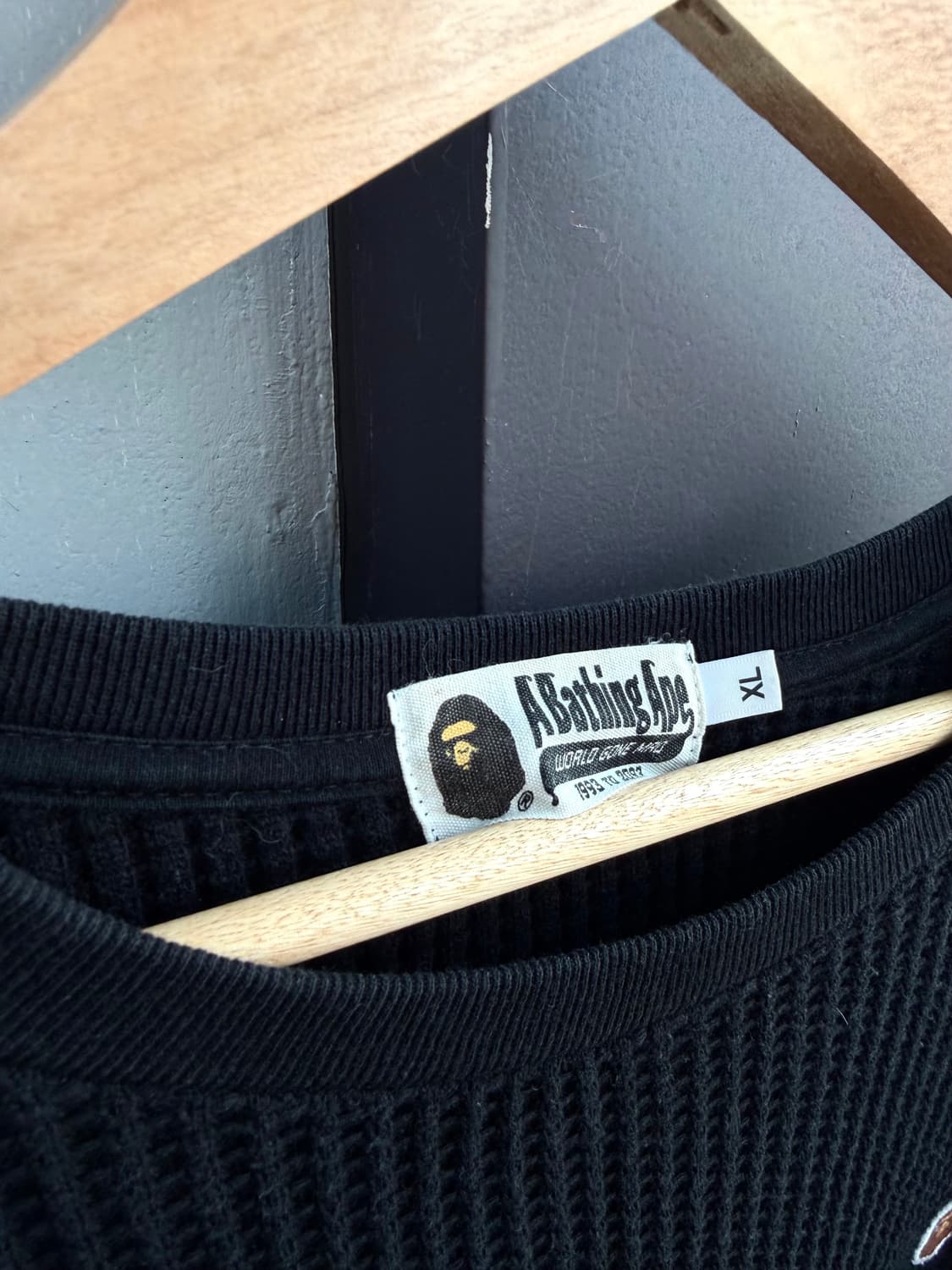 .XL/ 베이프 미니사루 와플 스웻 니트 상품이미지6