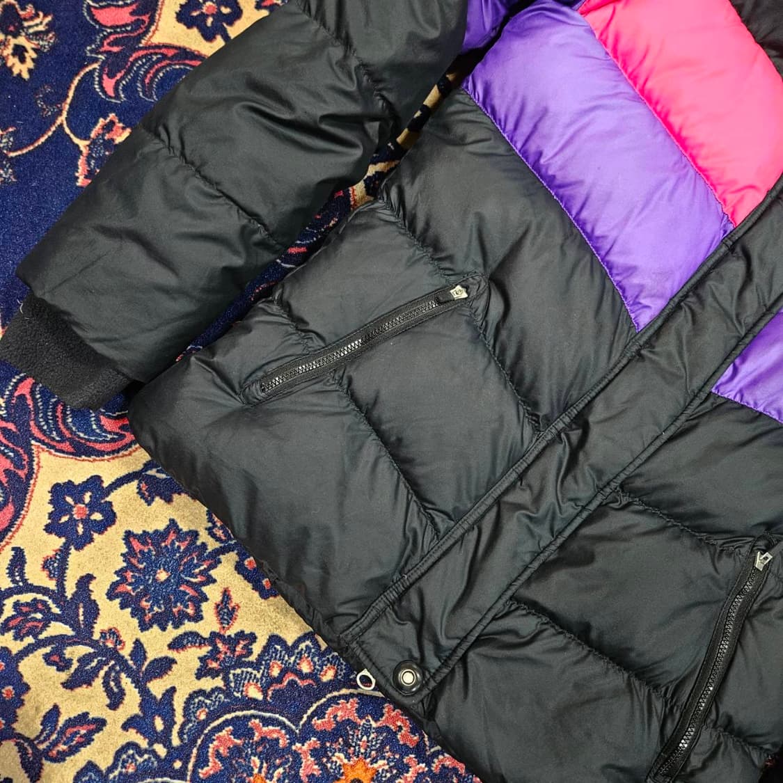 나이키(Nike) 덕다운 핑크 퍼플 배색 패딩
 상품이미지4