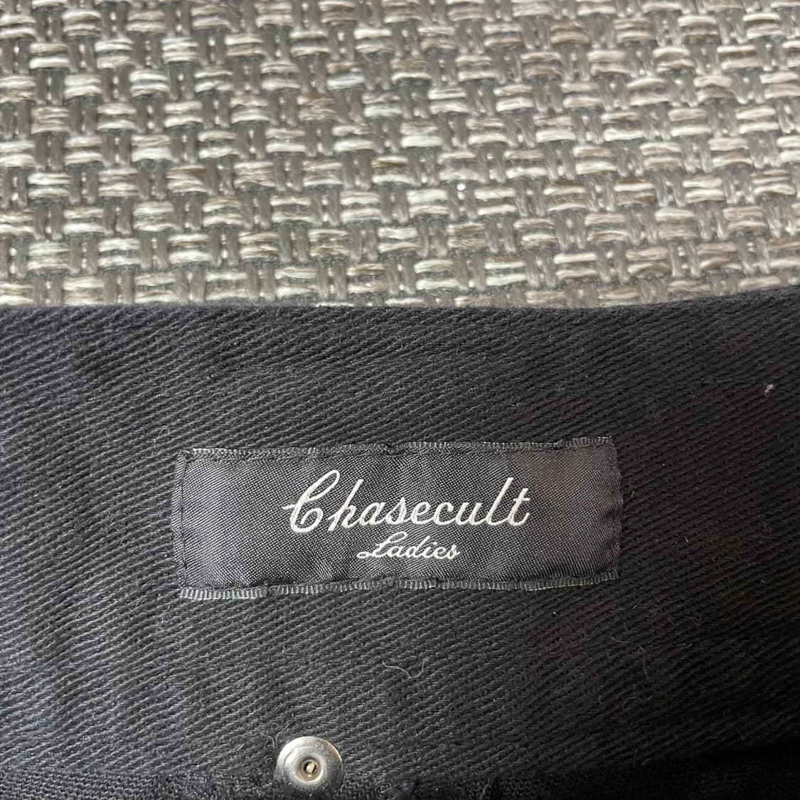 (28) 빈티지 블랙 스티치 큐빅 h라인 펑크 스커트 상품이미지4