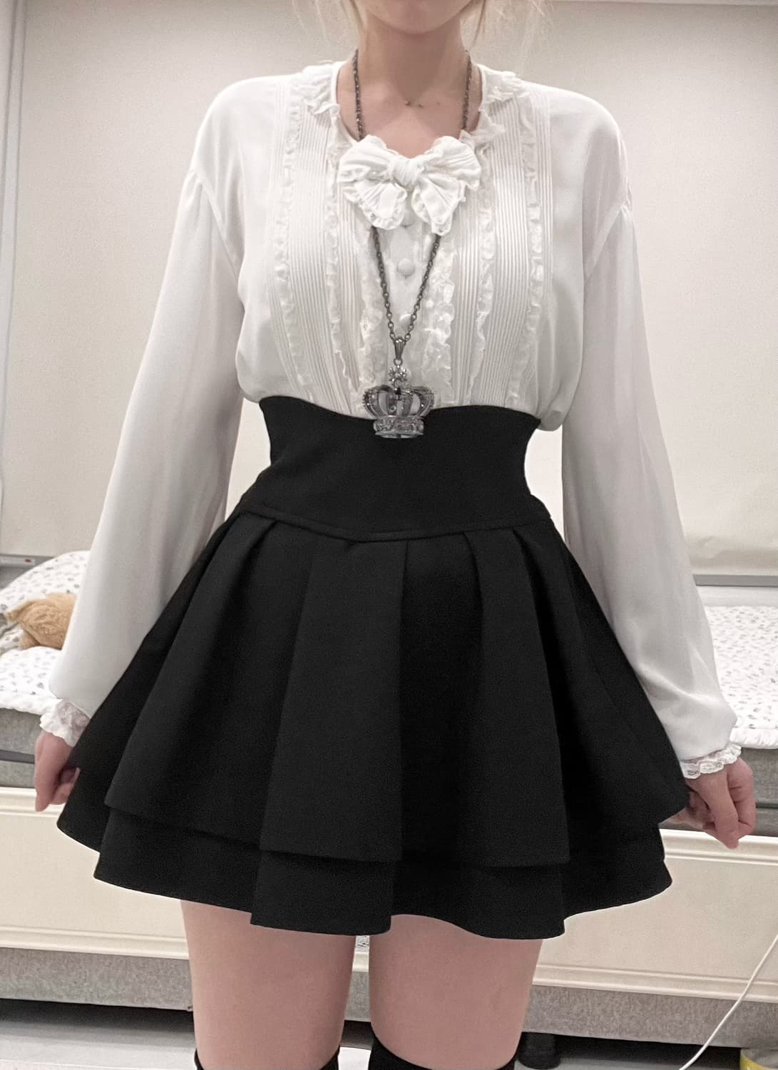 빈티지 히메갸루 블라우스 (사이즈 프리 상품이미지2