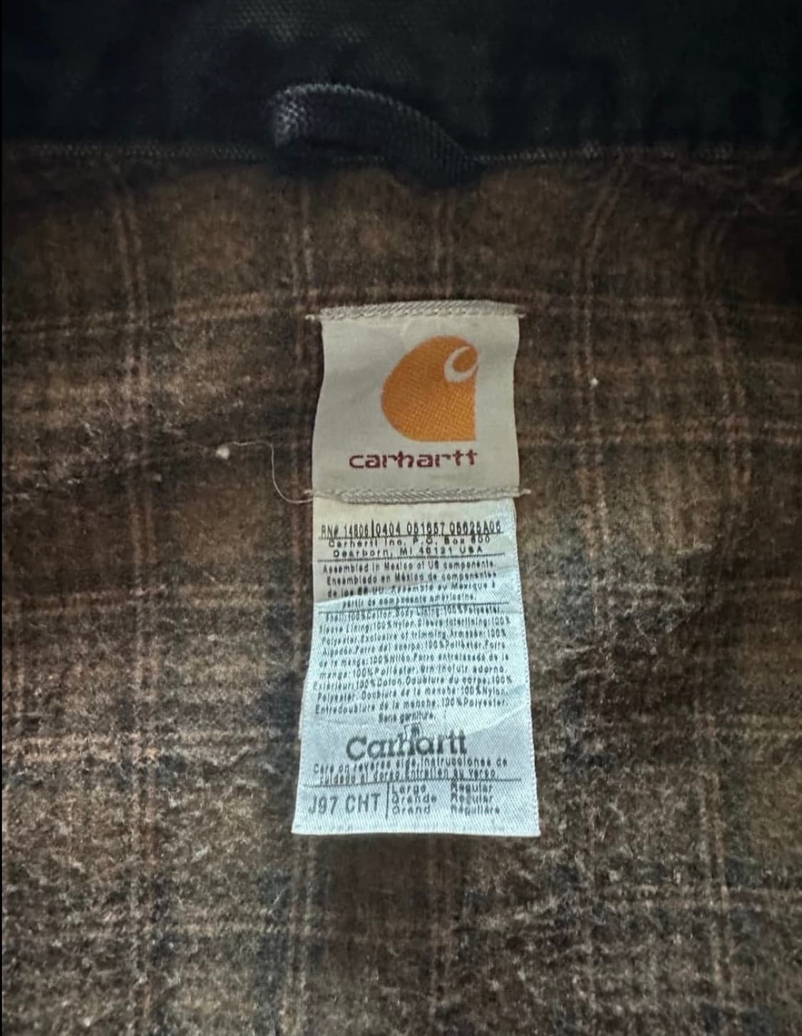 칼하트 j97 cht L 상품이미지4