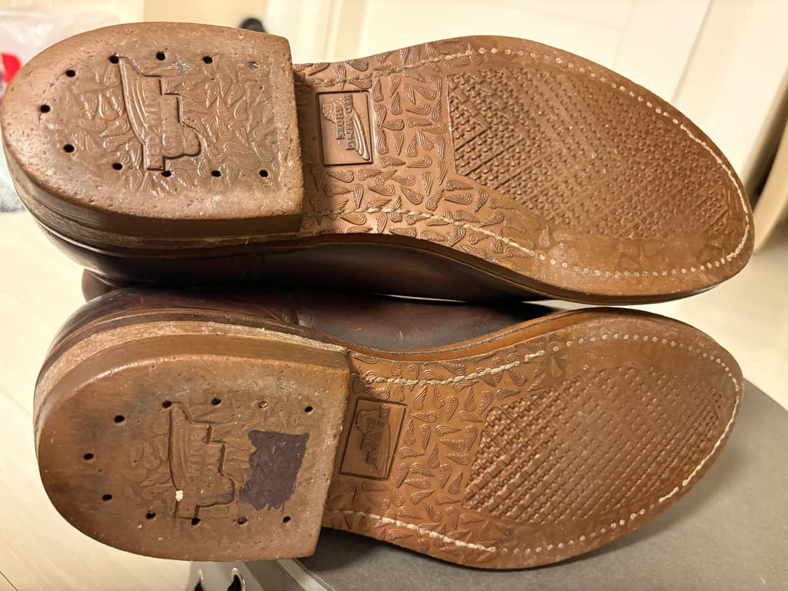 10.5)80s 빈티지 레드윙 페코스 상품이미지6