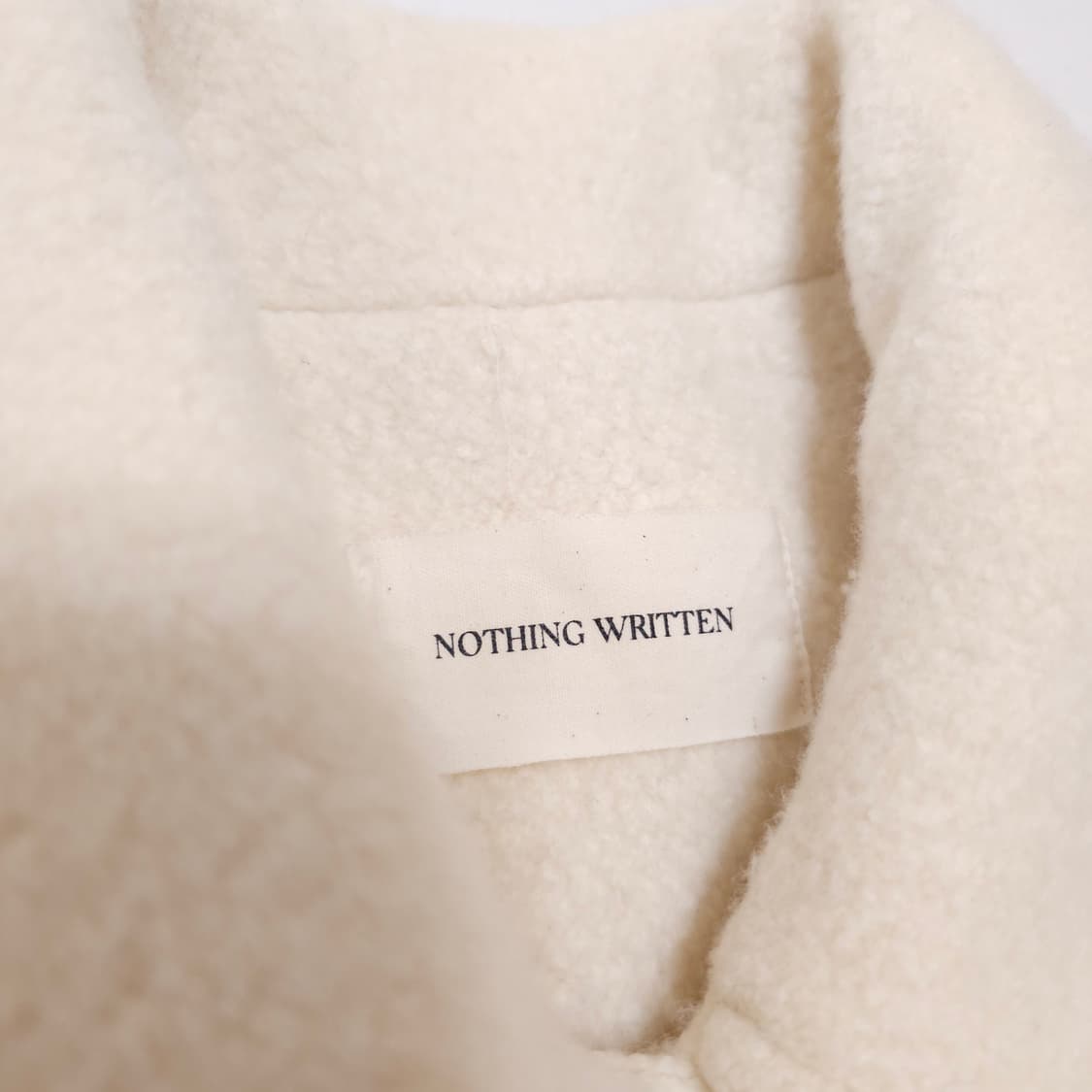 낫띵리튼 부클 알파카 코트자켓 상품이미지5