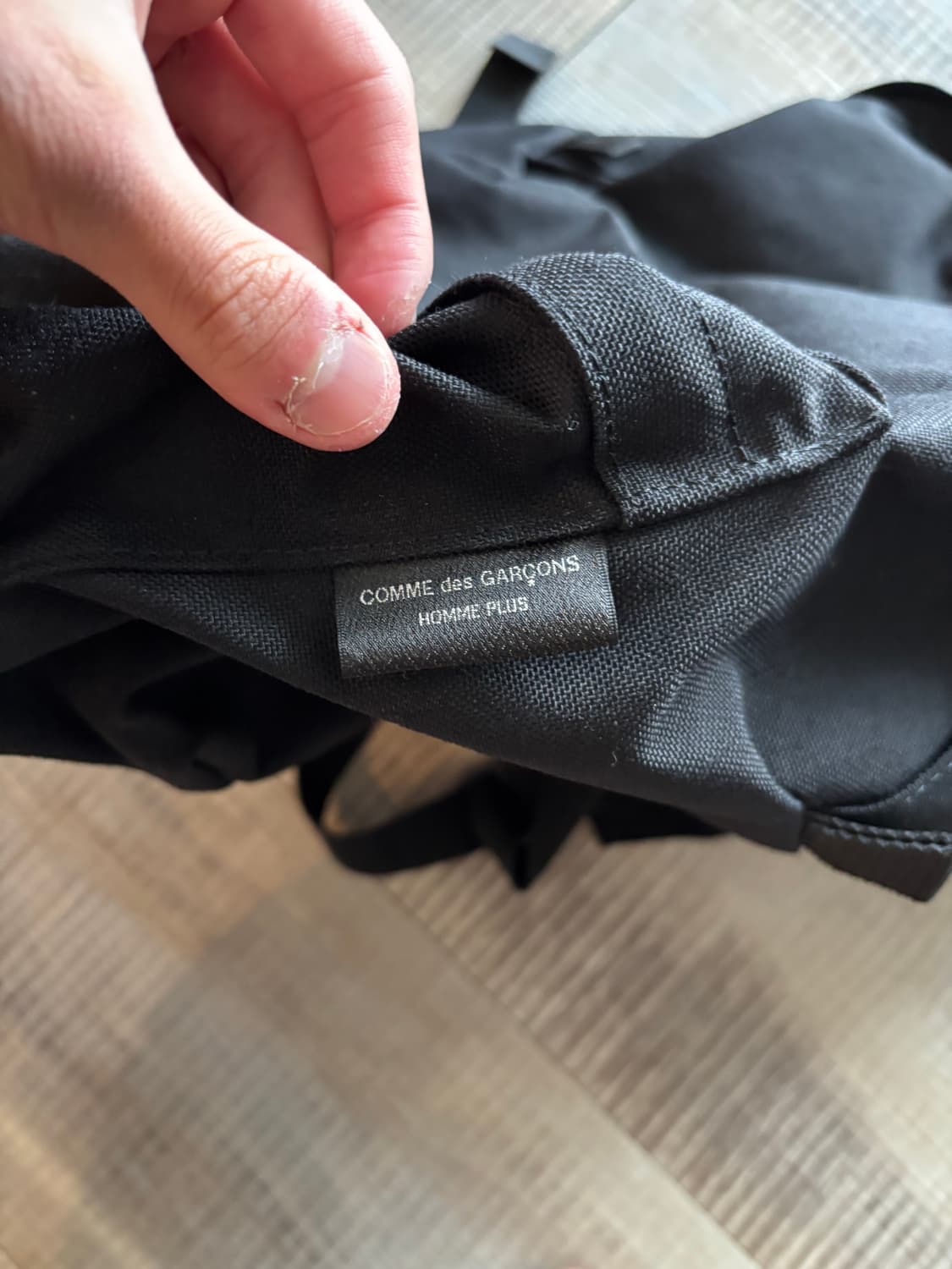 [L] 꼼데가르송 옴므 플러스 백팩 상품이미지3