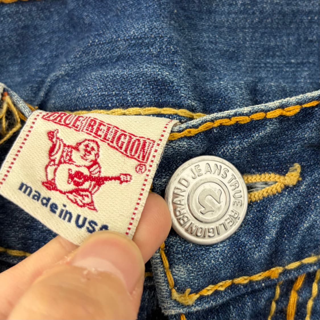 트루릴리전 부츠컷 데님 팬츠 상품이미지8