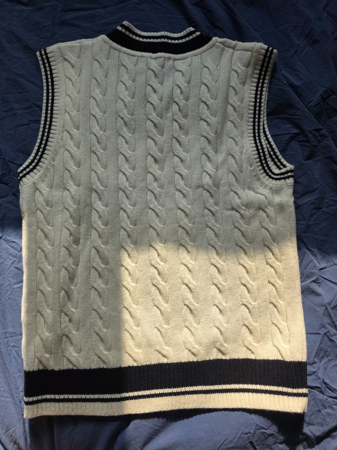 클라이드앤 프랭크스톤 아이보리 꽈배기 니트 조끼 95 상품이미지2