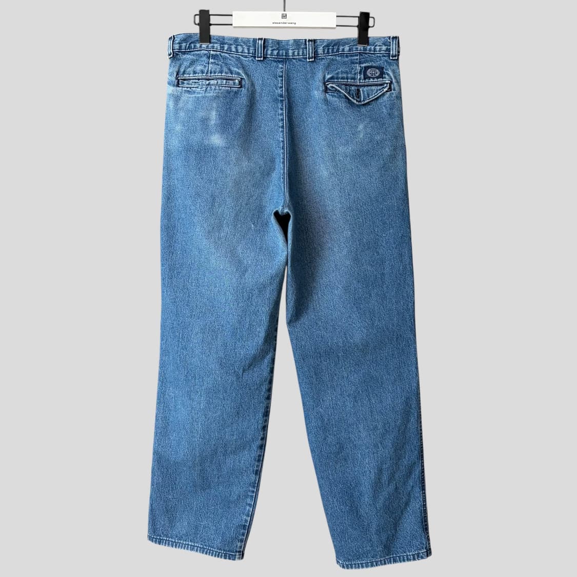 (34)80-90s JCPenney 투턱 와이드 데님팬츠 상품이미지6