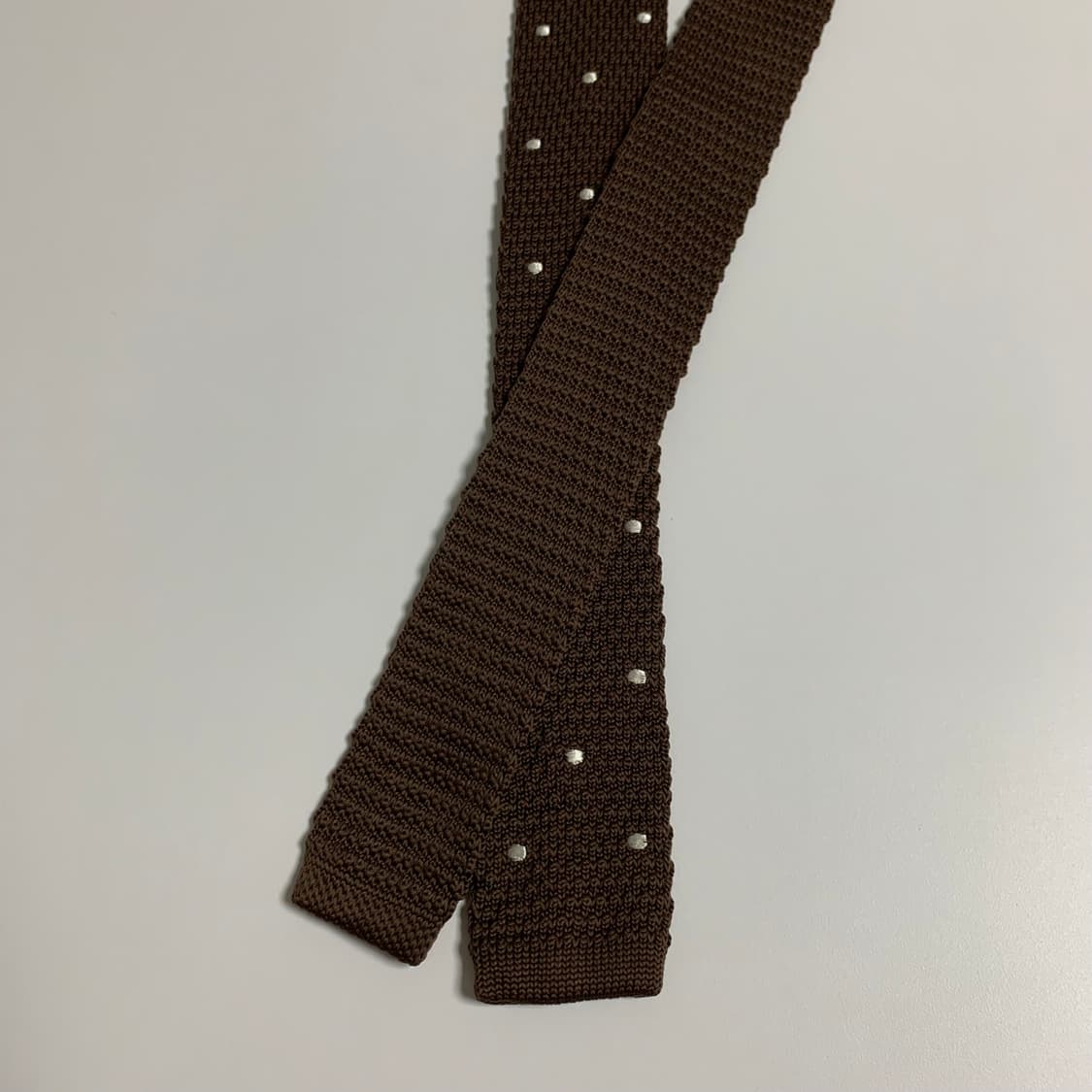 밴디벤디 100폴리에스터 도트 니트타이 슬림넥타이 5cn A+등급 상품이미지3