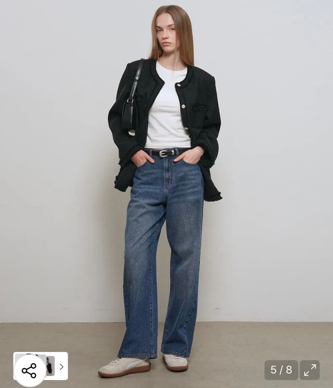 제너럴아이디어 트위드자켓 상품이미지3