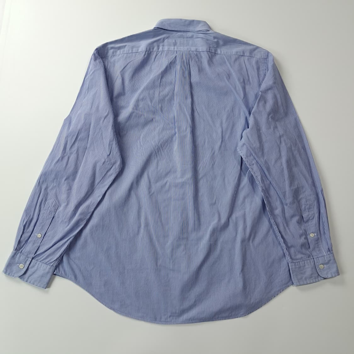 CJ190 XL 폴로 90s 블루 핀스트라이프 셔츠 남방 상품이미지6