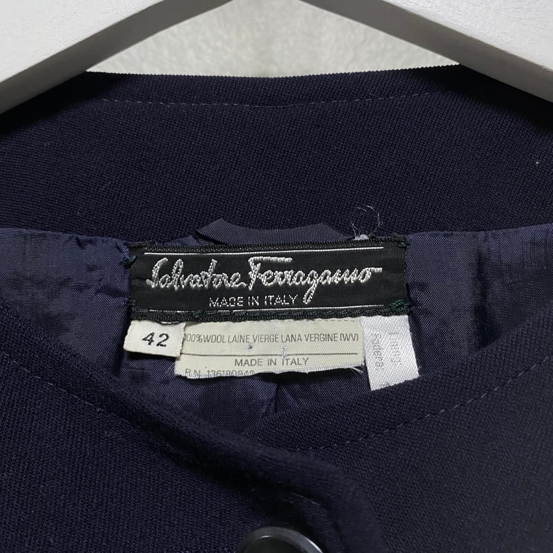 페라가모 카라리스 포켓 디자인 코트 자켓 상품이미지4