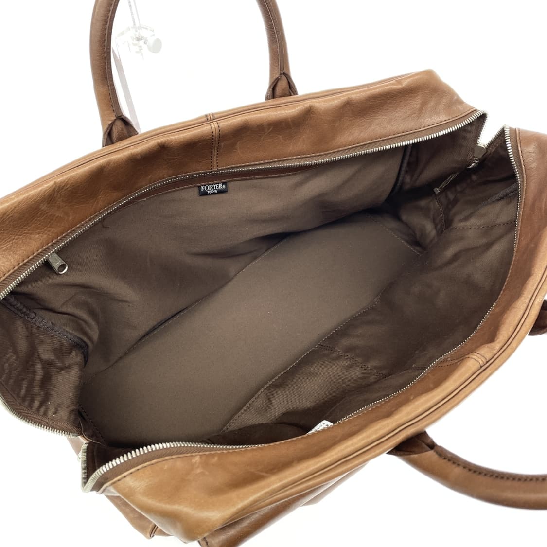 요시다 포터 탄닌 가공 소가죽 보스톤백 상품이미지6