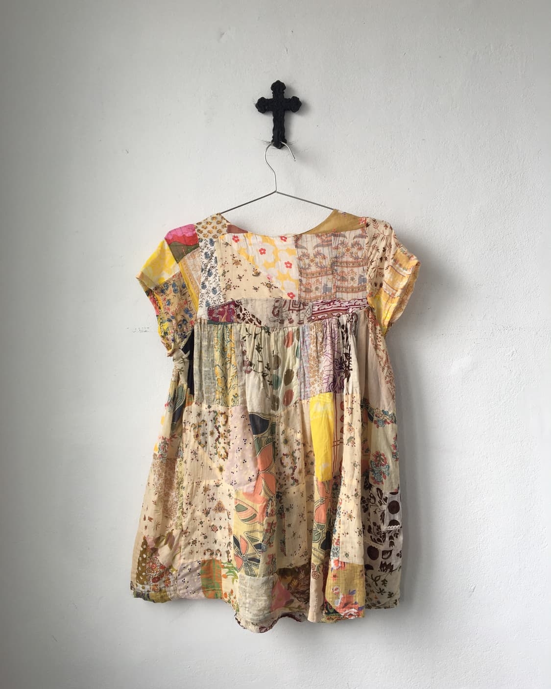 Ethnic mood patchwork blouse 상품이미지3