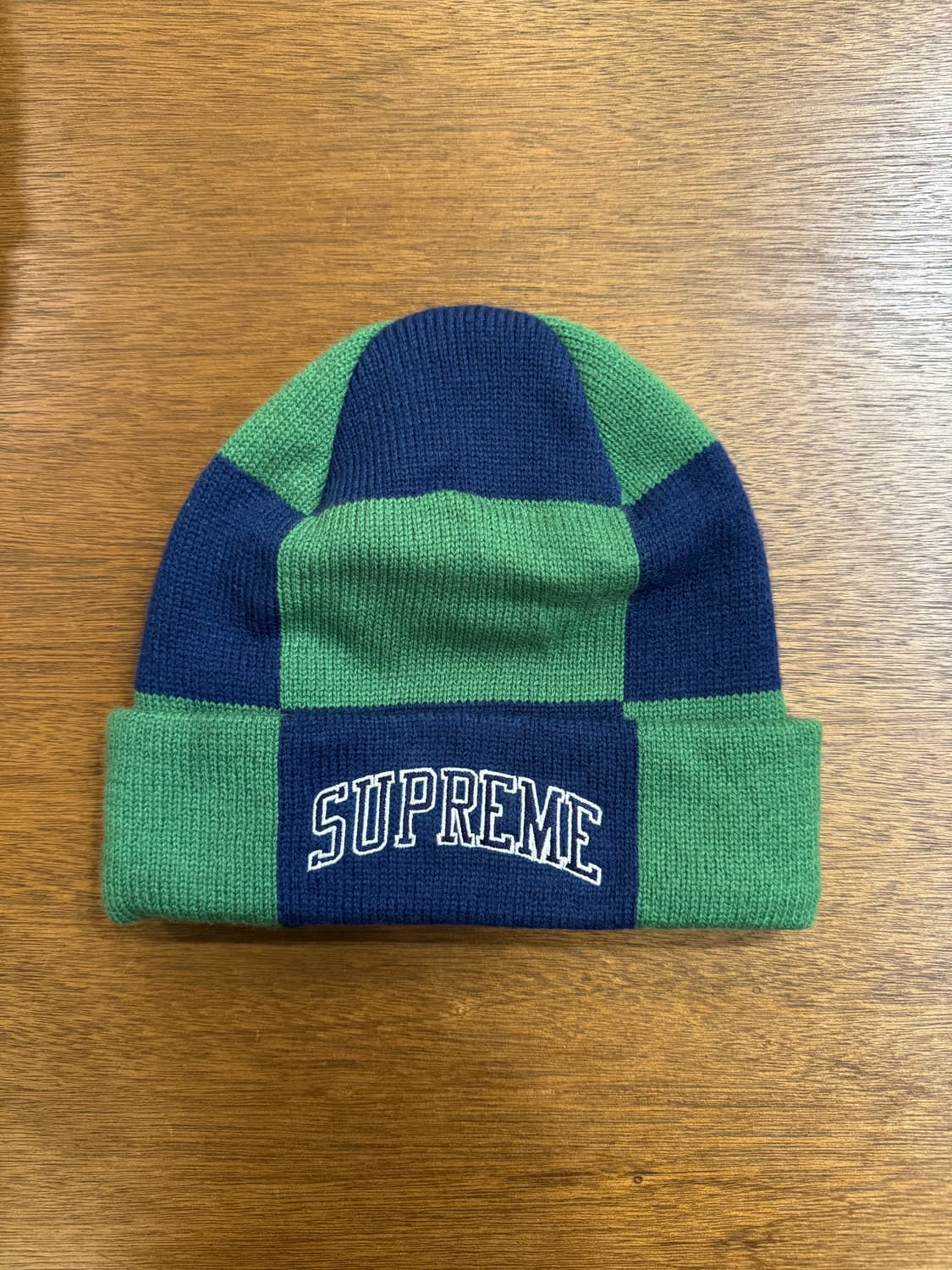 🖤연말할인🖤 [OS] 슈프림 체커보드 비니 그린 상품이미지1