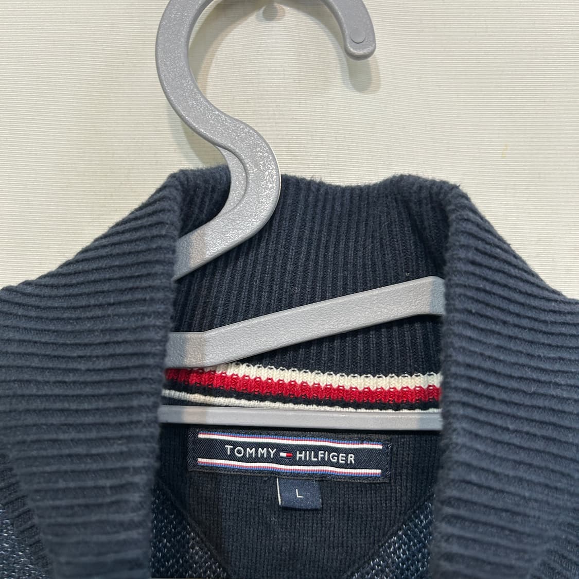 타미힐피거 남성 니트 집업 L  상품이미지2