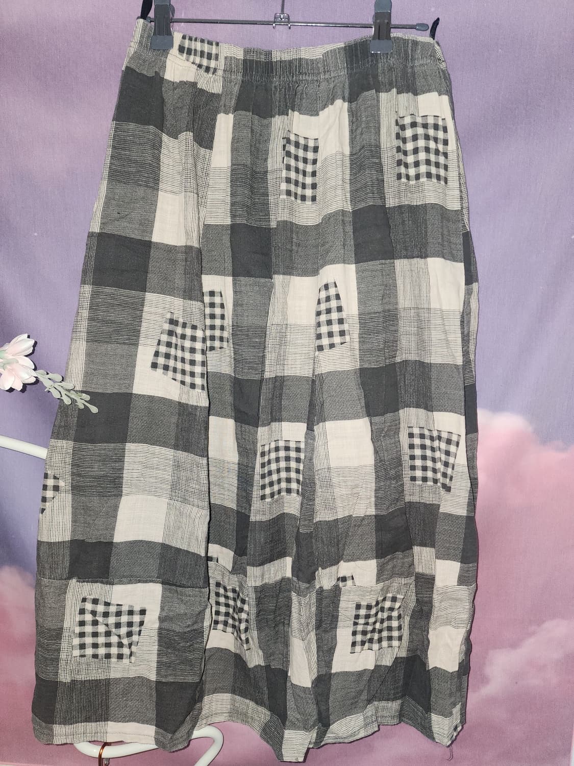체크 스커트 상품이미지2