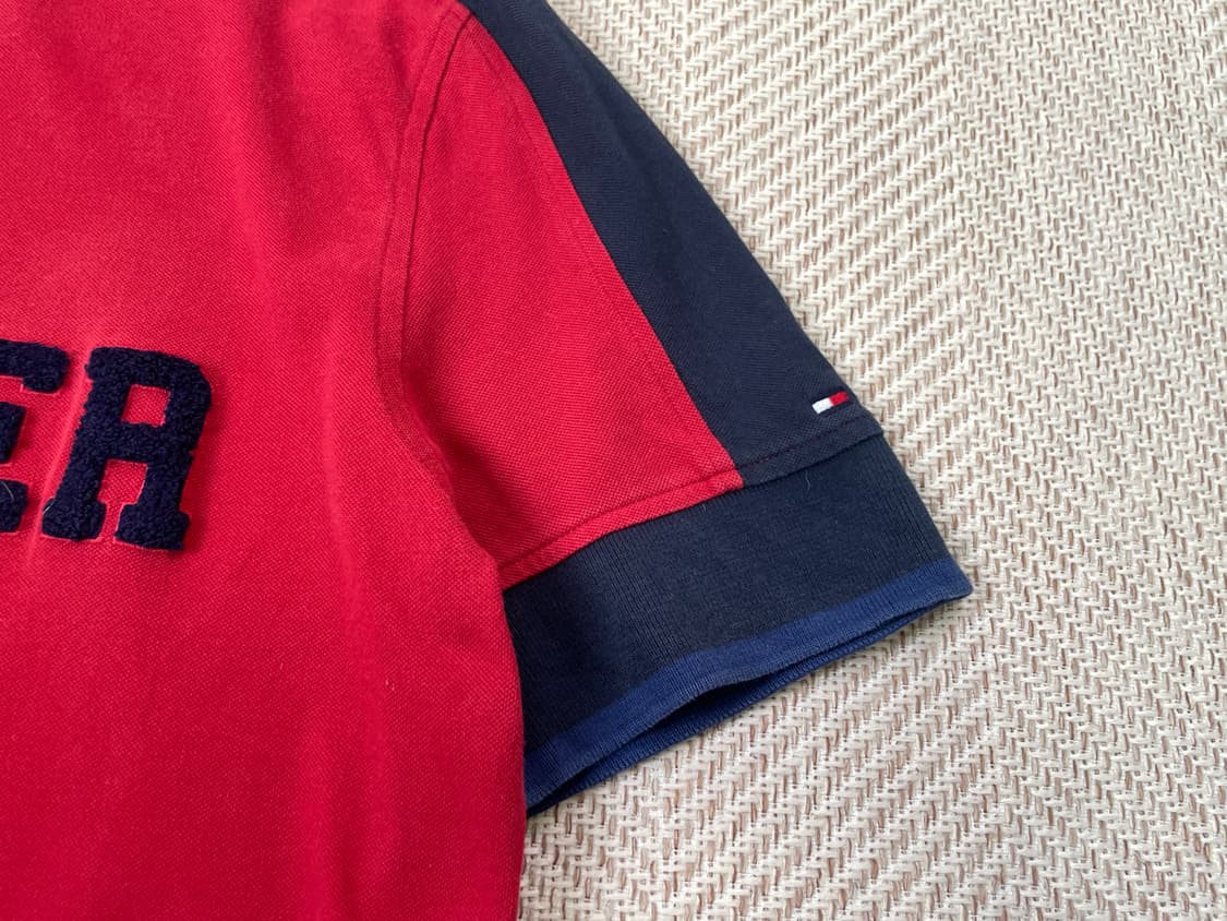 타미 힐피거 커스텀 핏 레터링 폴로 셔츠 J03552 상품이미지4