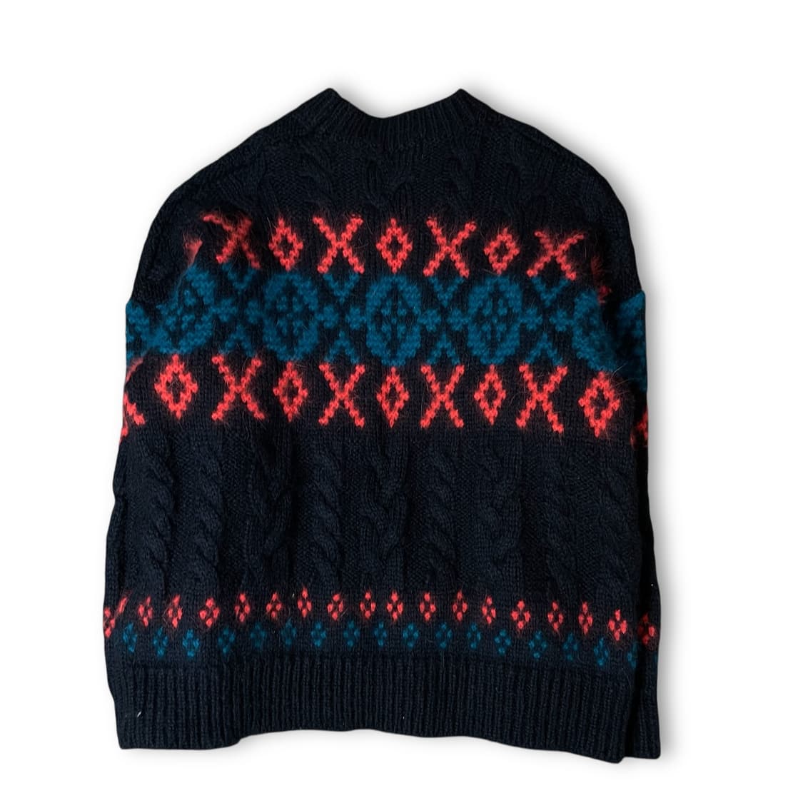 BANI.B 라운드넥 패턴 니트 상품이미지2