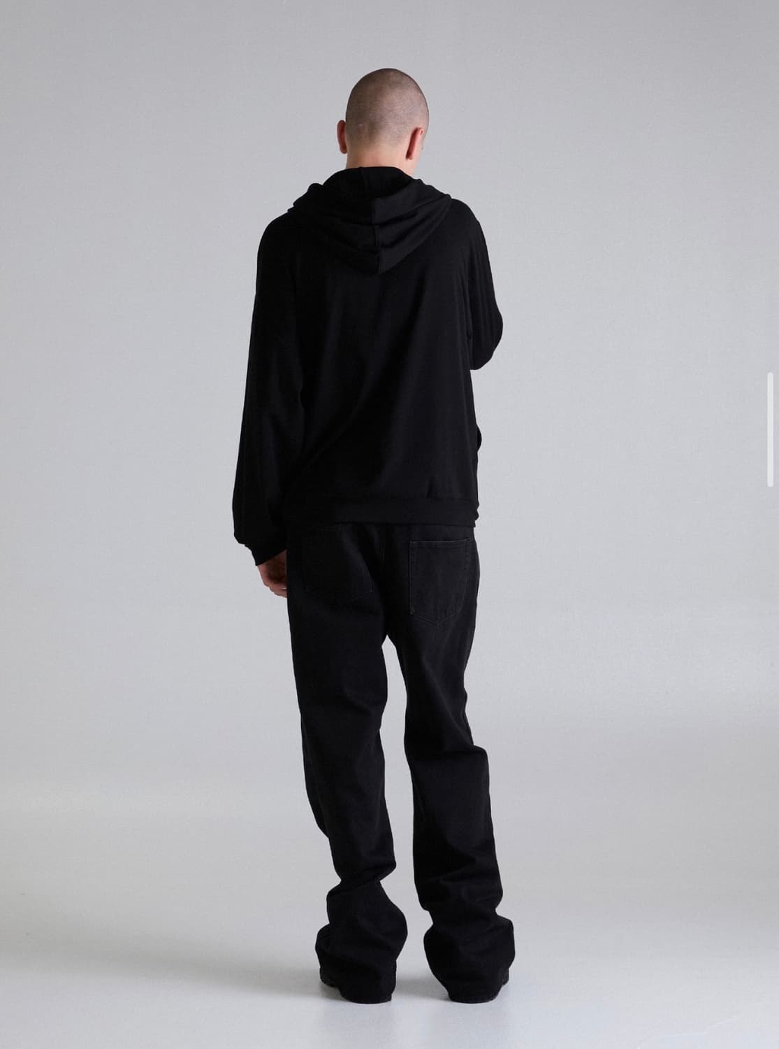[2] RELAXED FLARE DENIM (FADED BLACK) 상품이미지3