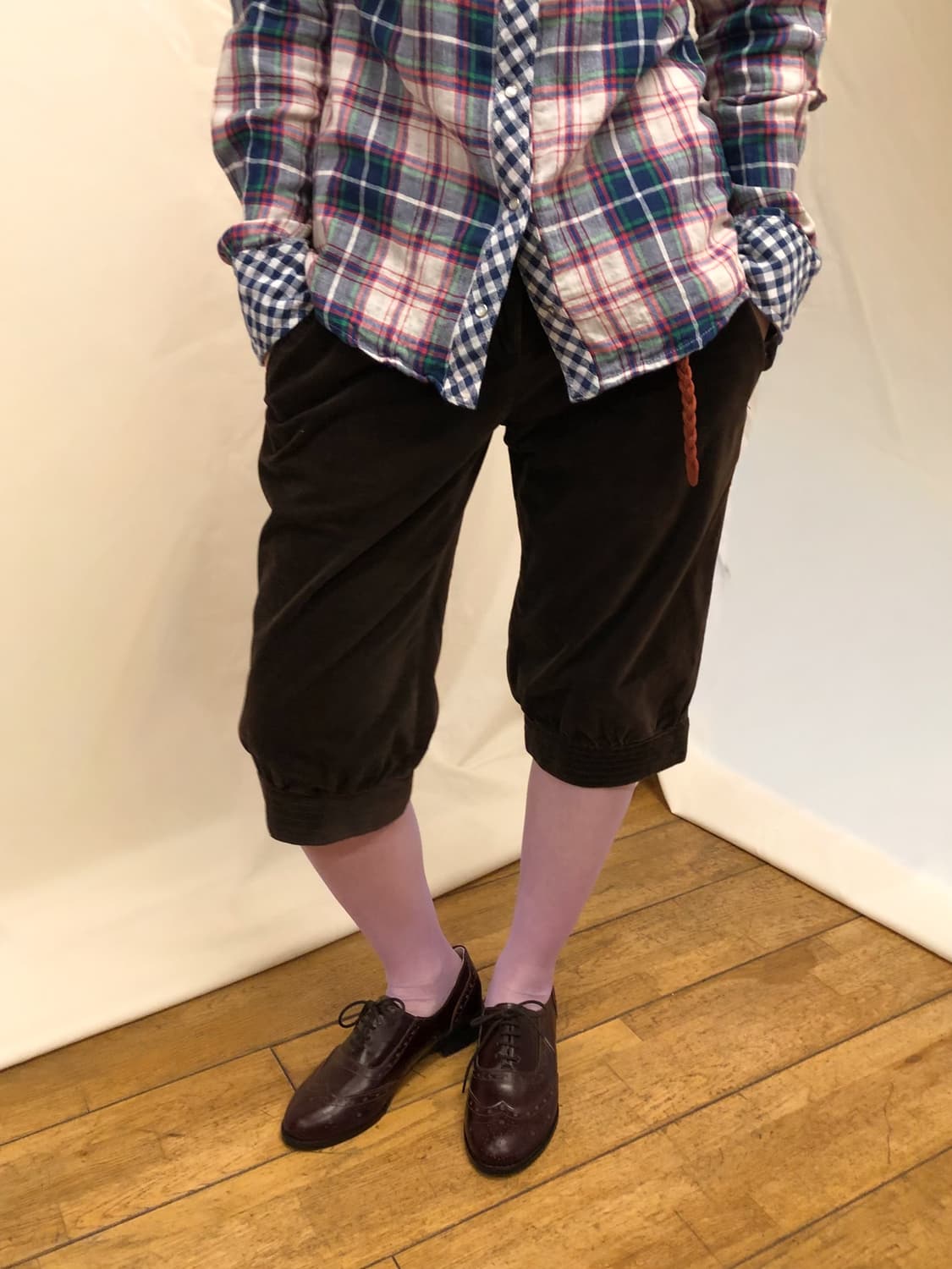 velvet capri pants 상품이미지1