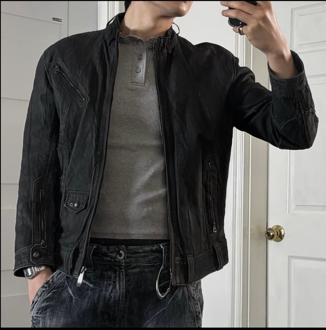 리바이스 고트스킨 바이크 자켓 상품이미지2