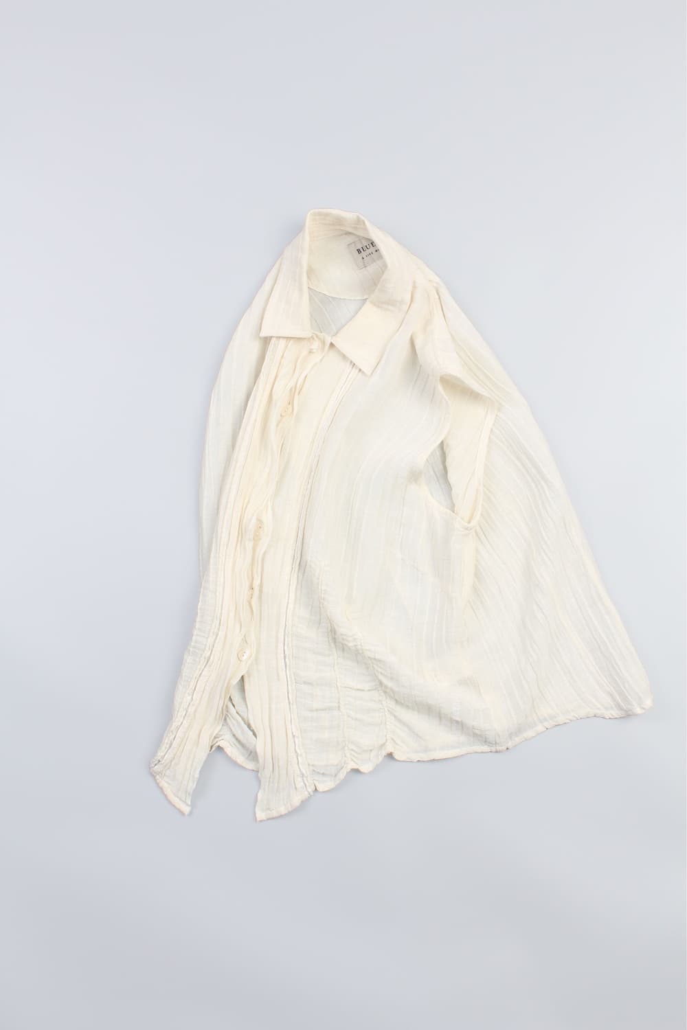 BLUE WILLI’S Ivory Hemp Silk Knit Vest 상품이미지8