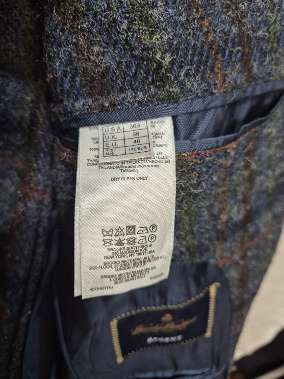 브룩스브라더스 해리스트위드 자켓 상품이미지4